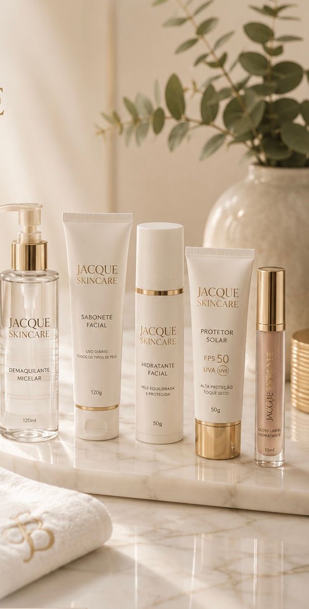 Produtos da Linha Jacque SkinCare